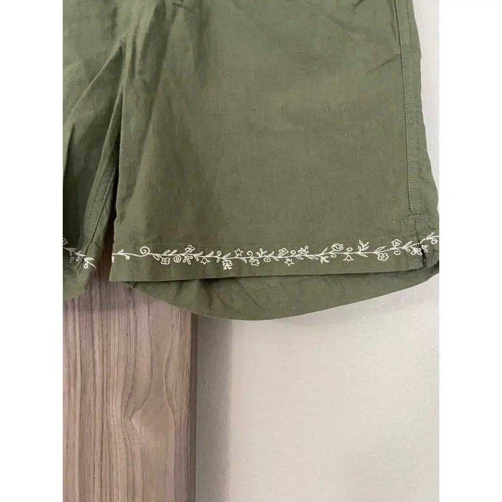 NWT Corridor New York mens straight leg embroidered drawstring shorts - Picture 4 of 9